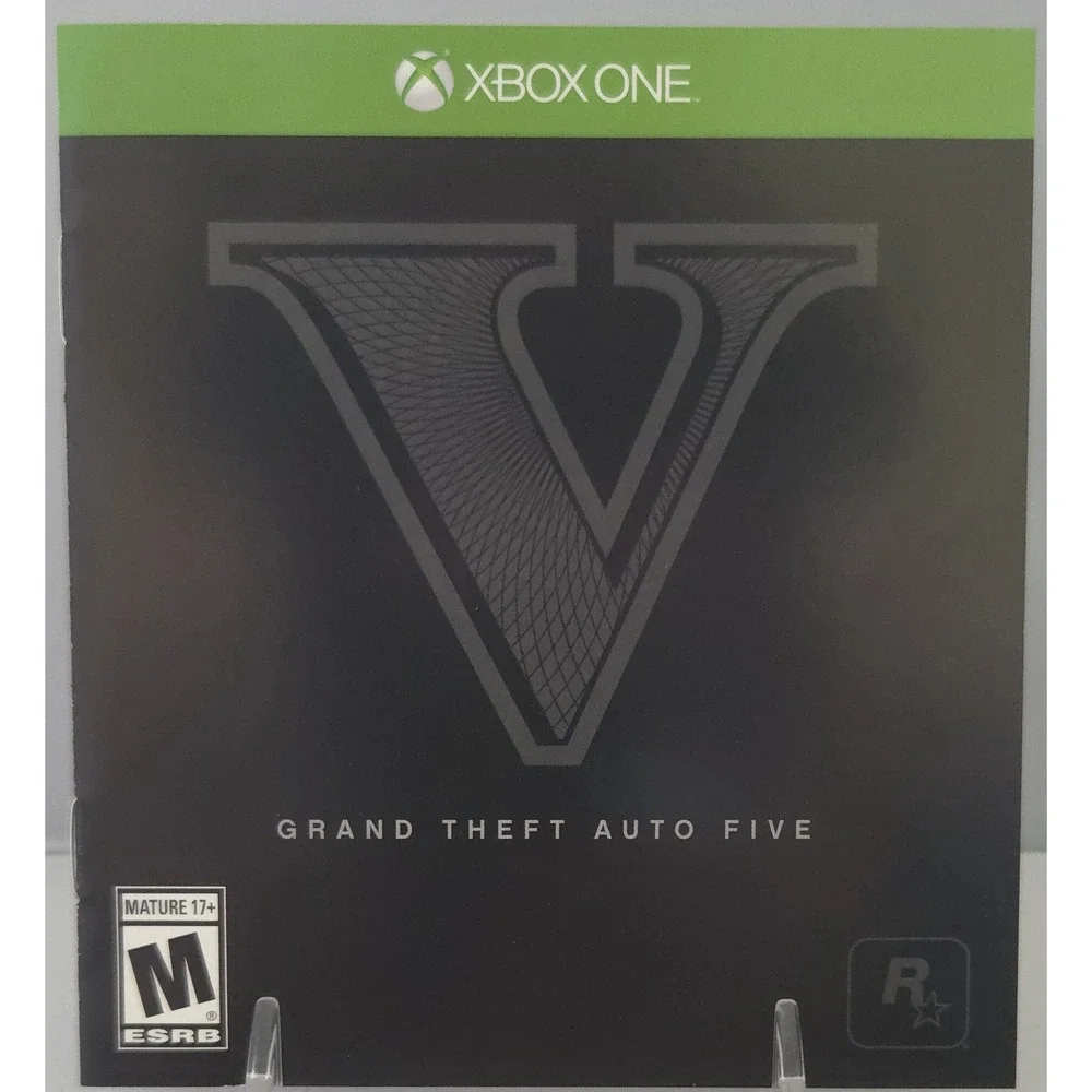 Grand Theft Auto‎ V (GTA 5) - Xbox One - Complete in Box (CIB) w/ Map - Tested